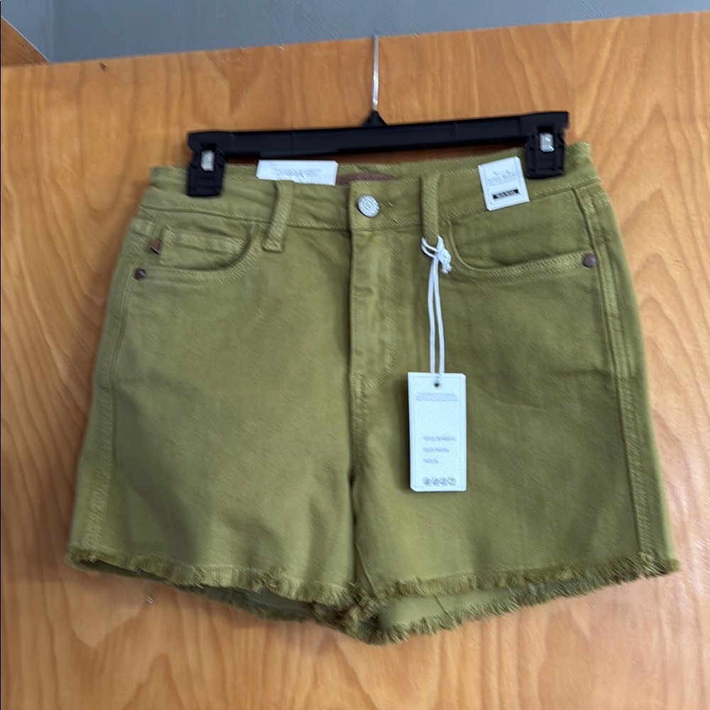 Olive Green Women's Shorts
